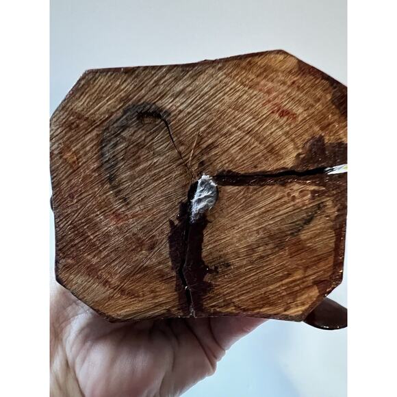 Folk Art Wood Carved Birds on a Tree Vintage Early 20th Century Sculpture Retro - Picture 15 of 16